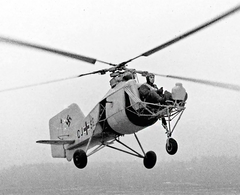 Легкий разведывательный вертолёт фашисткой Германии  Fl. 282 «Kolibri»
