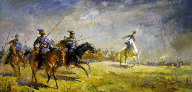 31 мая 1813г. Партизанский отряд Кайсарова разбил французских кирасир