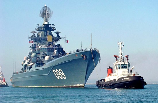 США смоделировали "битву морских титанов" с военными кораблями РФ