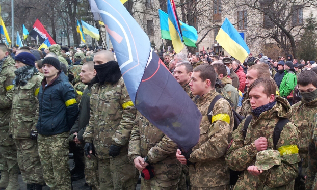 В Запорожье ветераны АТО вышли на Майдан. Власть в панике