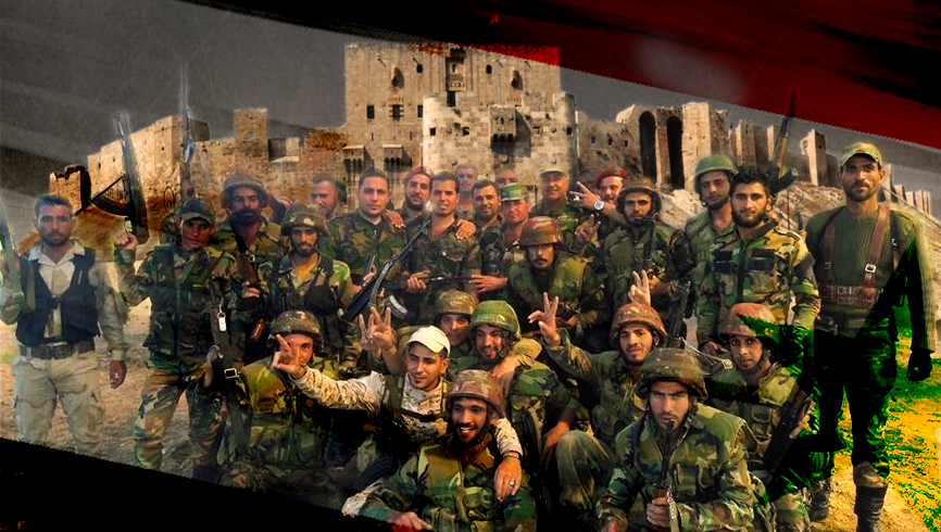 Главный отряд спецназа Асада зачищает районы у крепости Алеппо