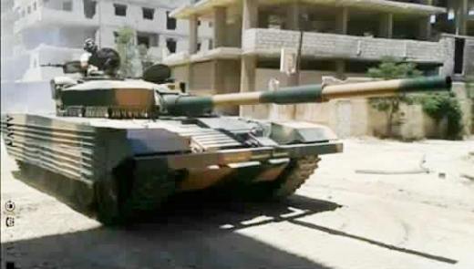 В Сирии замечена новая, ранее не встречавшаяся версия Т-72