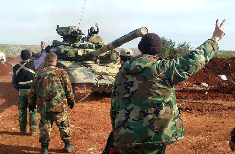 Продвижение сирийской армии на северо-востоке города Алеппо