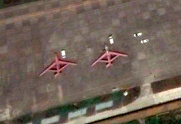 На спутниковых снимках замечены неизвестные китайские летательные аппараты