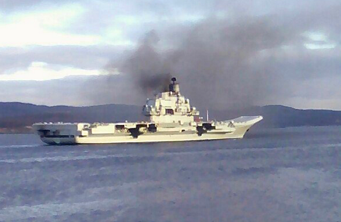 Авианесущий крейсер «Адмирал Кузнецов» вышел в море