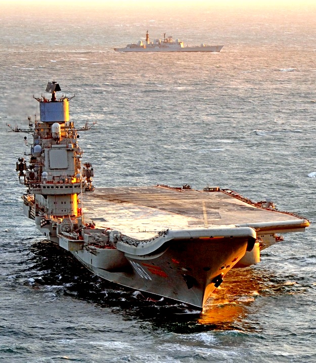 НАТО ходит вокруг «Адмирала Кузнецова»