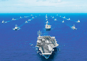 Военная мощь США держится на флоте
