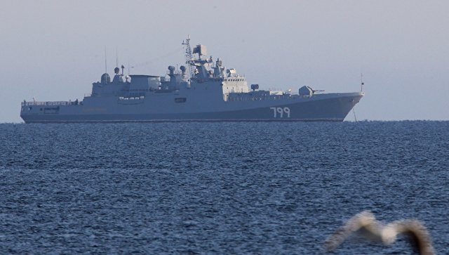 Севфлот обеспечил испытания фрегата Адмирал Макаров в Баренцевом море