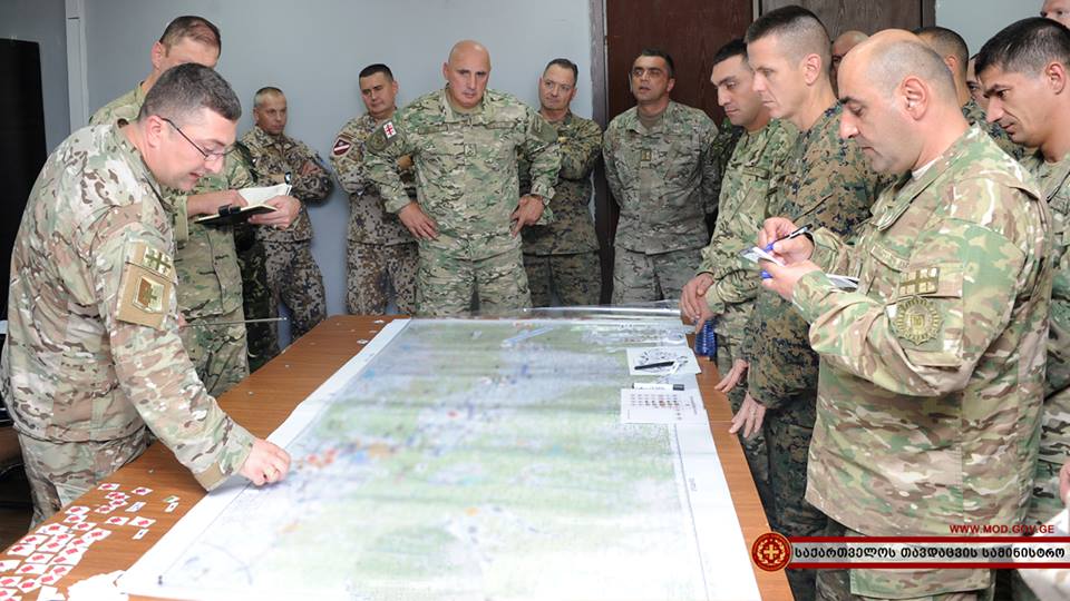 Боевая подготовка ВС Грузии в свете международного военного сотрудничества