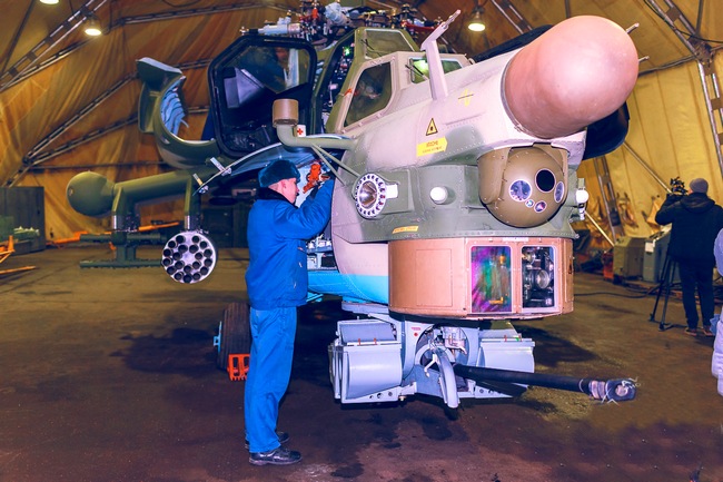 Ми-28Н во всей красе: Подготовка вертолетов к зимним условиям эксплуатации