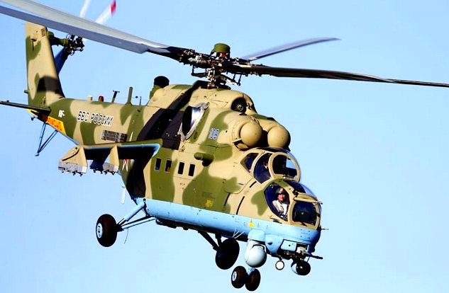 «Бомбардировщик» Ми-35: иракцы эффектно рекламируют технику РФ