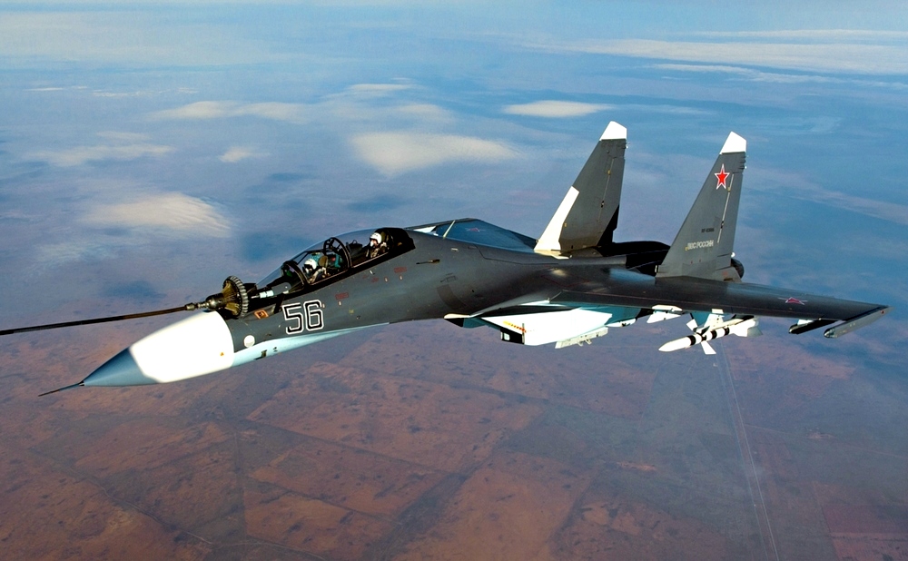 Тройка истребителей Су-30СМ переброшена в Крым