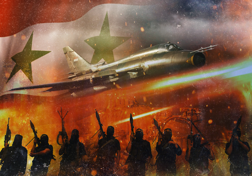 Авиация Асада похоронила целую роту боевиков ИГИЛ под Пальмирой