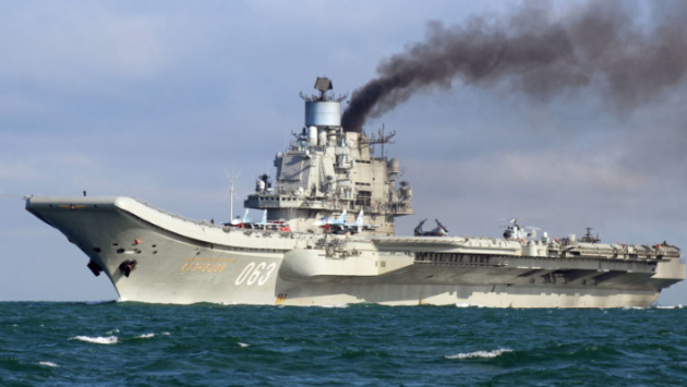 Самолет ВМС США приблизился к «Адмиралу Кузнецову»