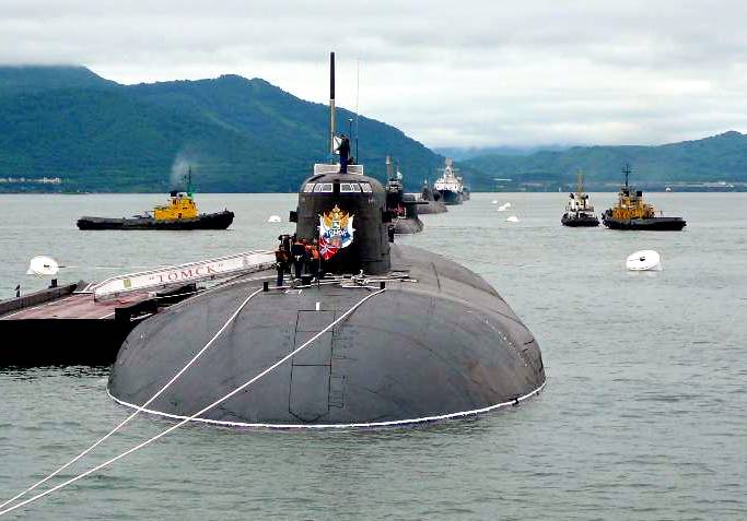 Атомный подводный ракетоносец «Томск» признан лучшим в ВМФ России