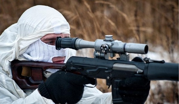 Доблестные снайперы Новороссии малым числом отбили мощную атаку ВСУшников
