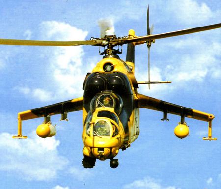 На авиабазу в Псковской области поступили ударные вертолеты Ми-35
