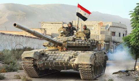 Т-72 и «Шилки» сирийцев отбили атаку боевиков в Восточной Гуте
