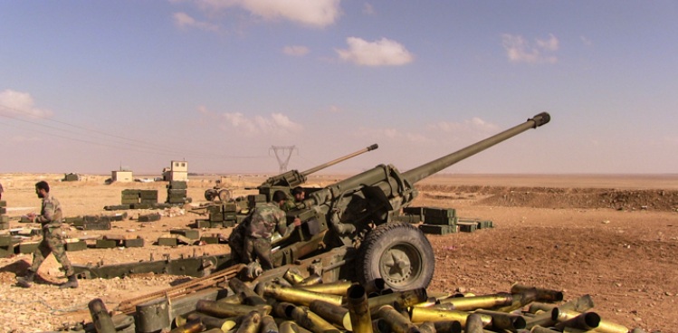 Артиллерия Асада смертельными ударами сокрушила боевиков и их крепости