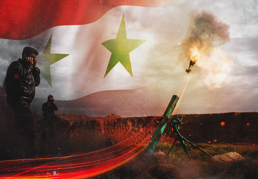 Сирийцы засняли минометный разгром боевиков у аэродрома Дейр-эз-Зора