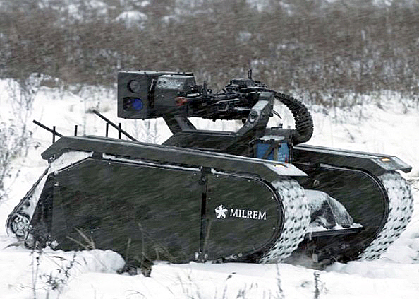 Эстония провела полевые испытания своего боевого робота THeMIS ADDER