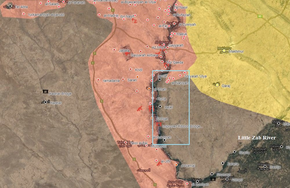Иракская армия взяла под контроль несколько селений южнее Кайяра