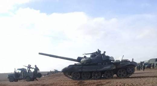 В Сирии авиабазу Т-4 стали защищать Т-62М