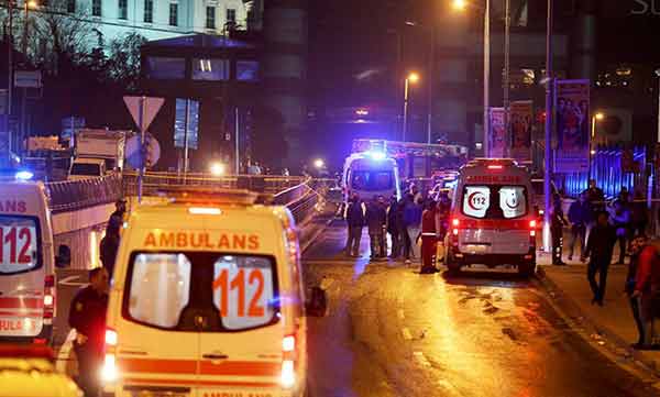 Теракт в ночном клубе в Стамбуле