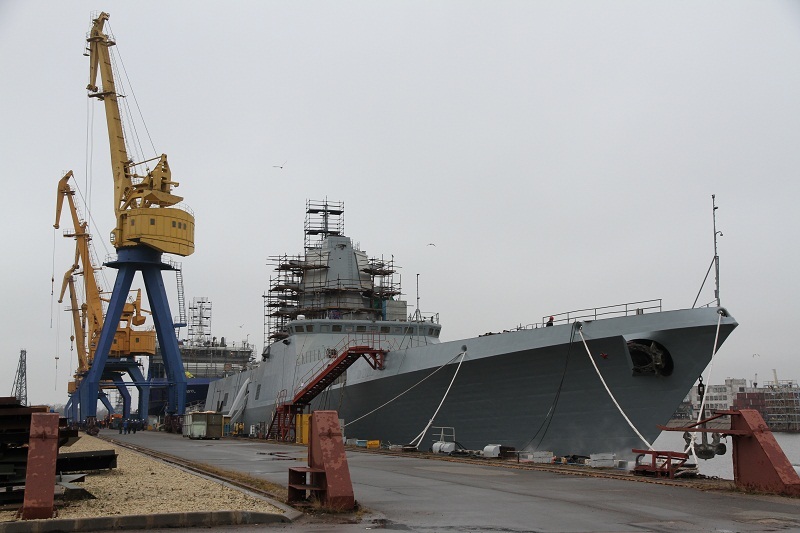 Испытания фрегата «Адмирал Касатонов» начнутся летом