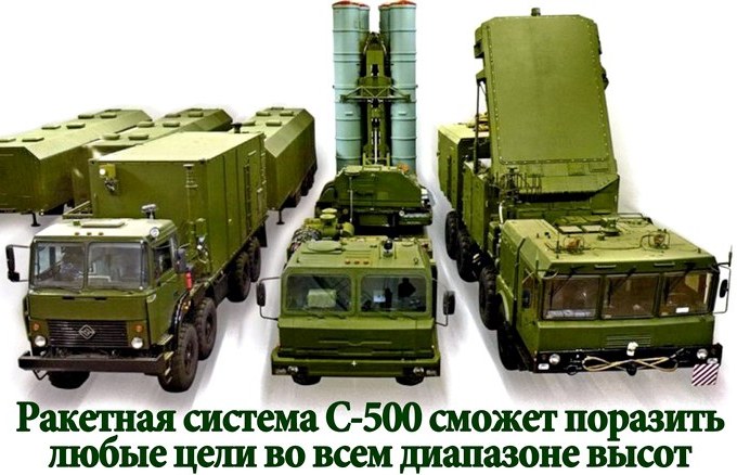 Анонсировано поступление в войска новейшей системы С-500 «Прометей»