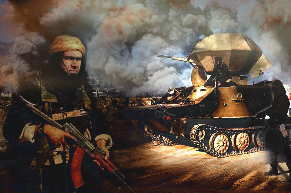 В Ираке советский БТР-50 превратили в штурмовой бронетранспортёр