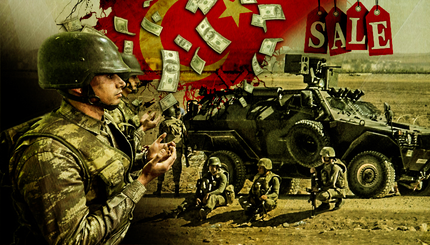 Турецких вояк уличили в перепродаже «уничтоженных» броневиков и оружия