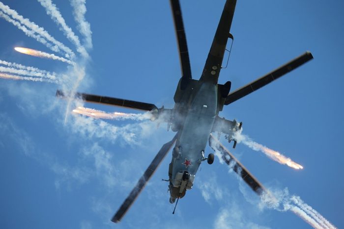 Российские вертолеты «Ночные охотники» без водки ракетами не стреляют