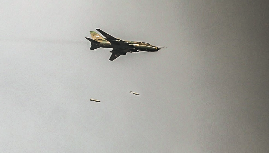 Бомбардировщики Асада накрыли «продуктовые» склады боевиков с С-4