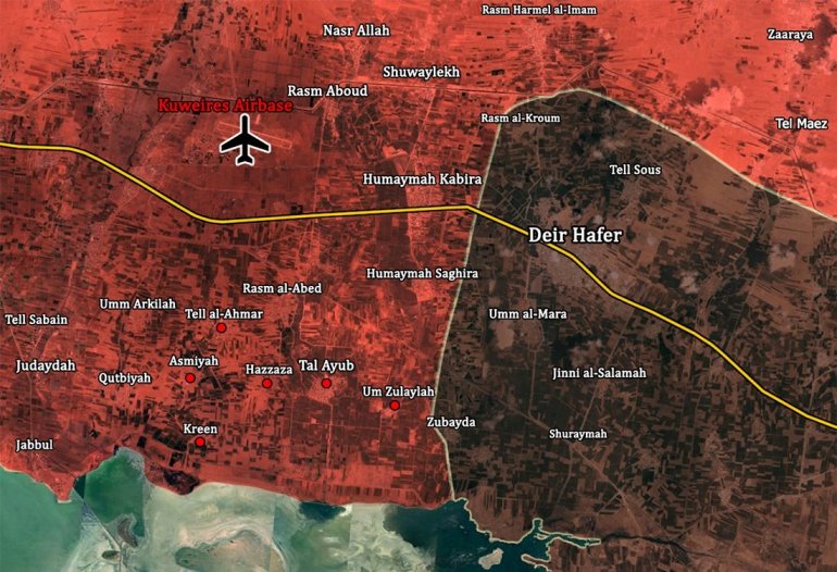 Сирийская армия освободила 6 селений в районе города Дейр Хафер