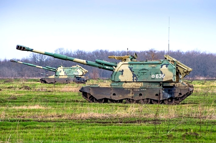 Артиллеристы ЮВО испытали модернизированную САУ «Мста-С2»
