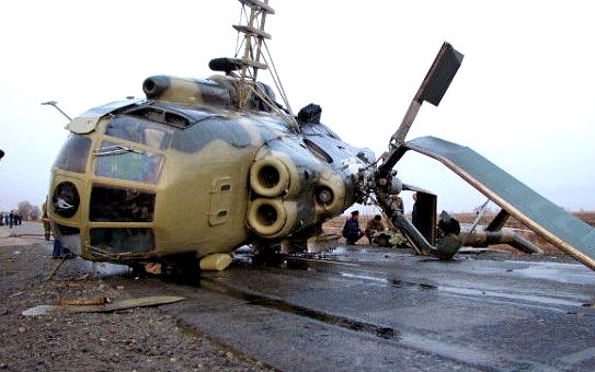 На Донбассе разбился украинский военный вертолет