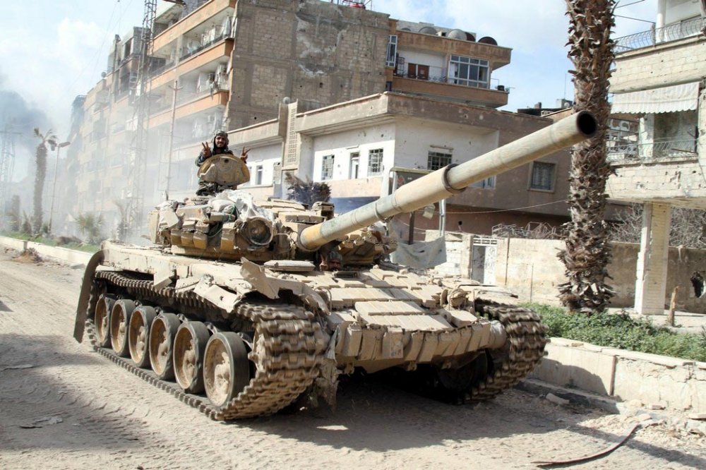 Бойцы Асада с помощью «Шилок» и Т-72 закрепились на границе с Ливаном