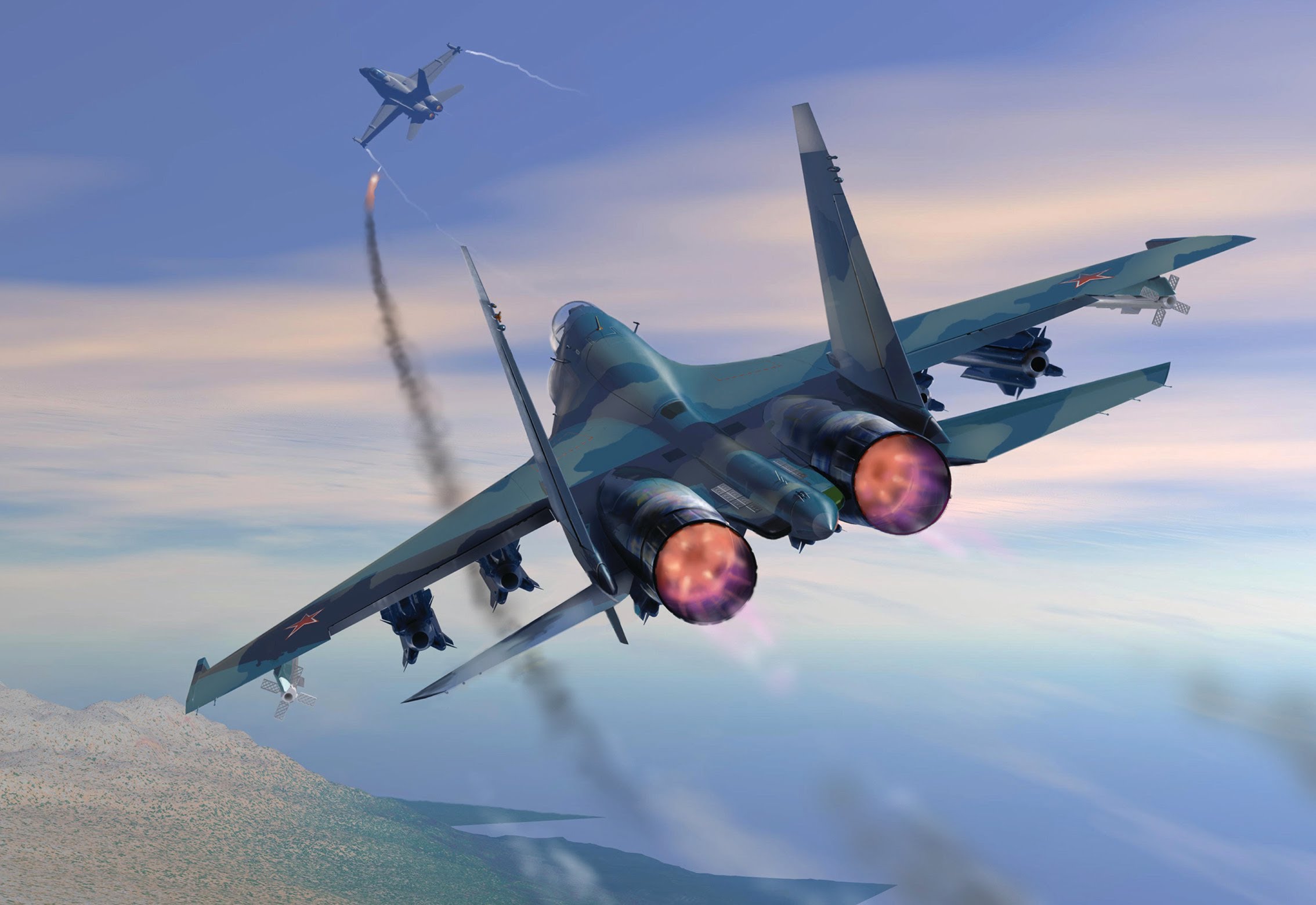 Непредсказуемый Су-35 против невидимого F-35: Россия ставит и выигрывает