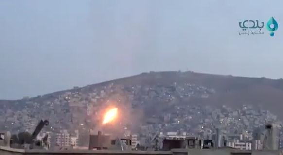 Сирийцы засняли смертельную атаку 105-ой бригады сил Асада ракетами «Слон»