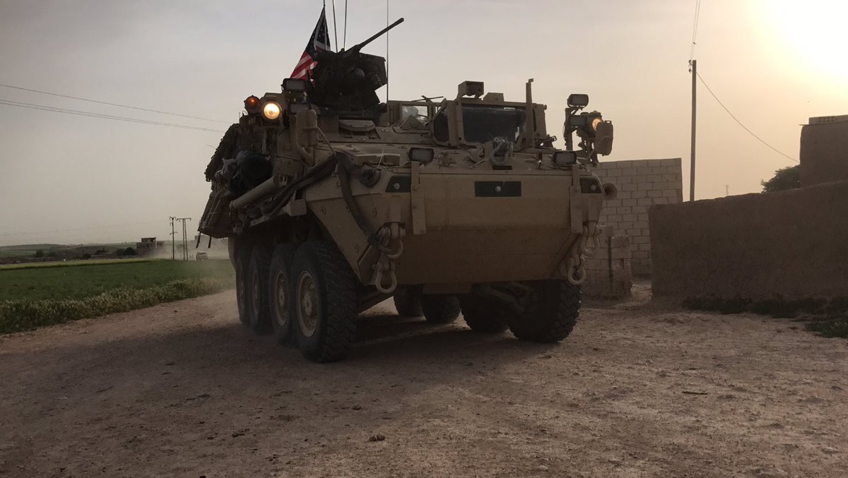 Военный конвой США вошел в Сирию через границу с Ираком