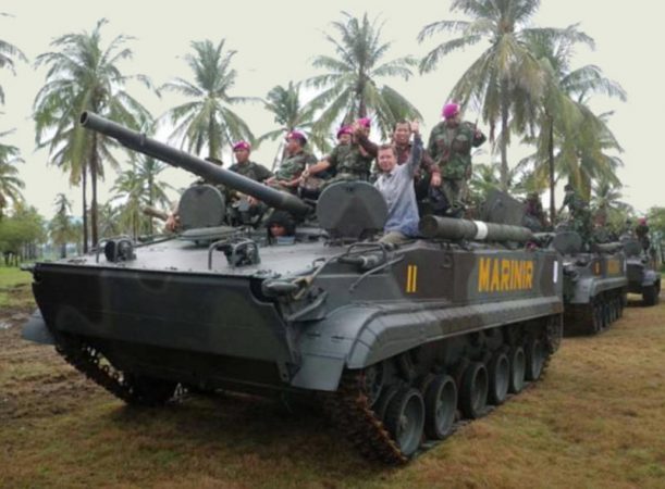 Боевые машины пехоты БМП-3Ф на службе армии Индонезии