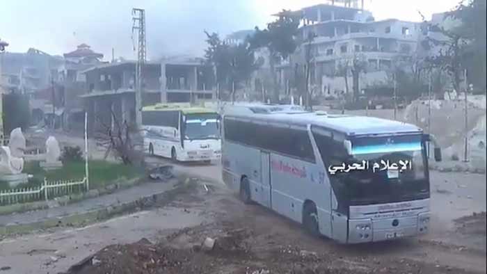 Последние боевики покинули город Забадани в пр. Дамаск