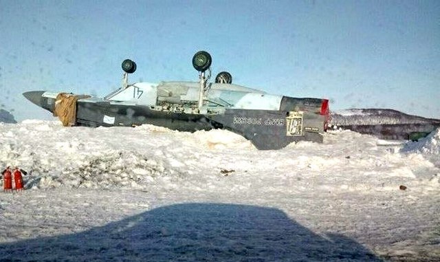 Авария корабельного истребителя МиГ-29К