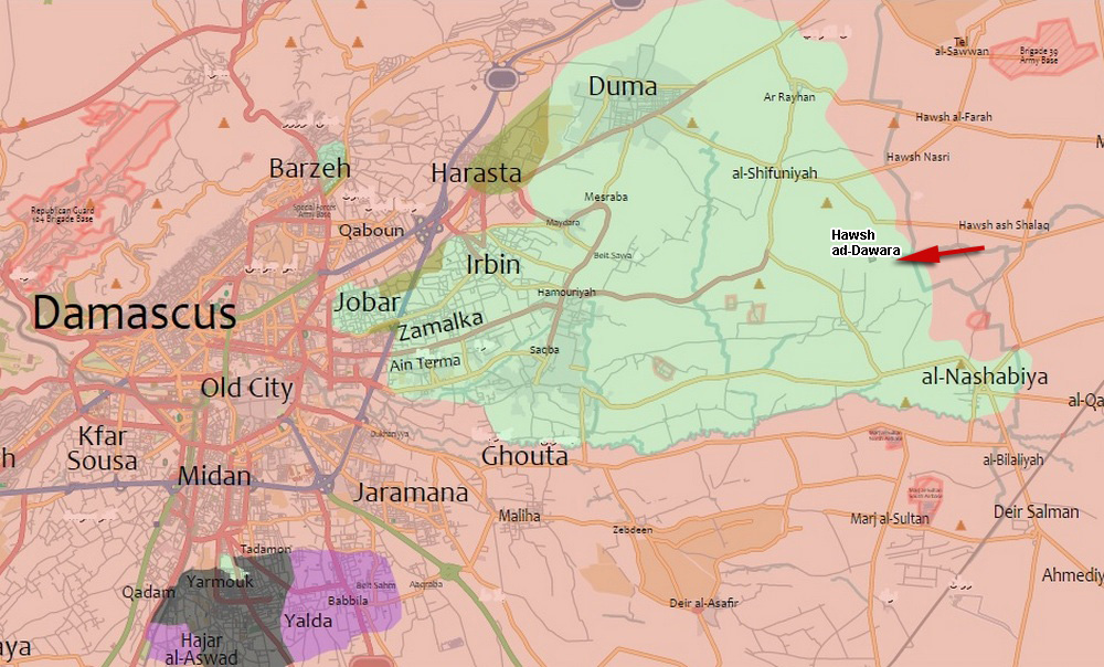 Сирийские правительственные войска атаковали исламистов в Восточной Гуте
