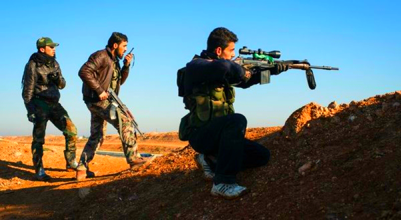 Курды «размолотили» позиции боевиков в долине Табка
