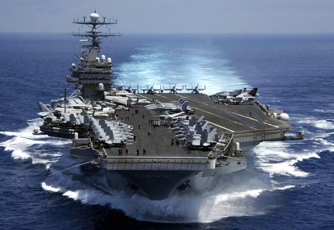 Корабли ВМФ РФ вычислили ударный американский авианосец в Японском море