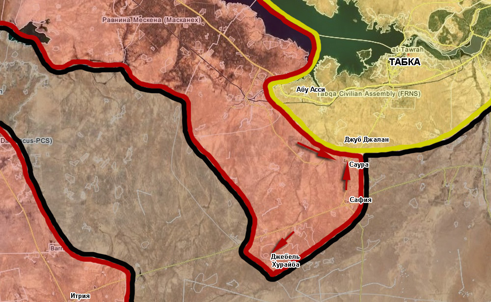 Сирийская армия взяла под контроль месторождение Саура в провинции Ракка