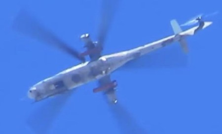 Сирийские ВВС получили мощные "летающие танки" - пушечные Ми-24П