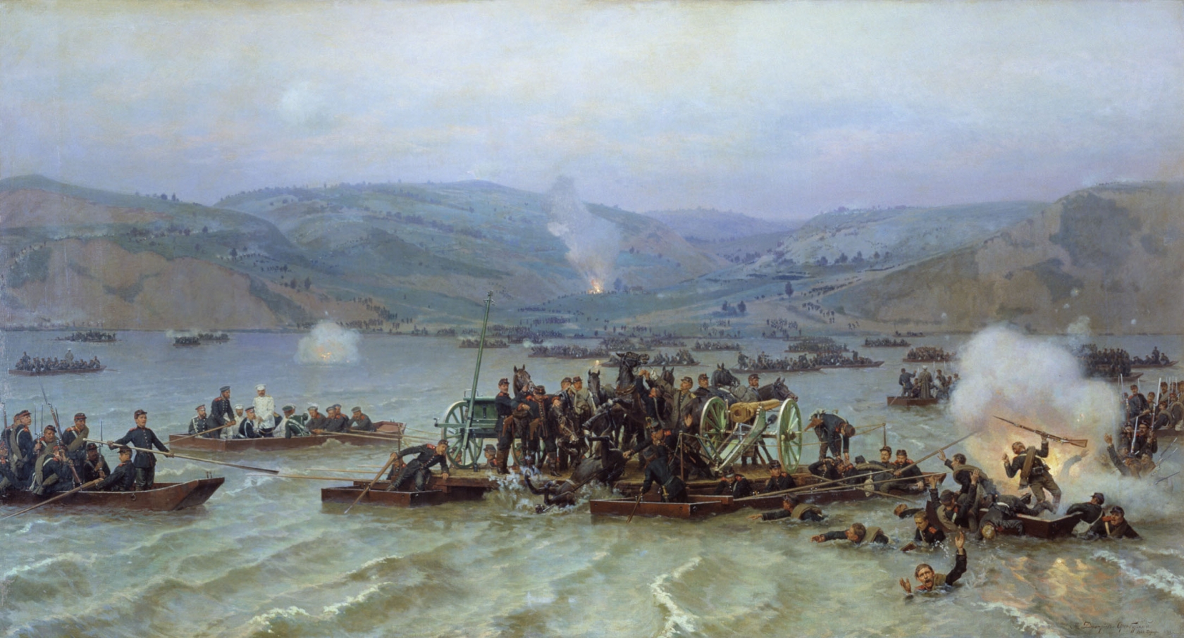 Сто сорок лет назад русские войска с боем форсировали Дунай